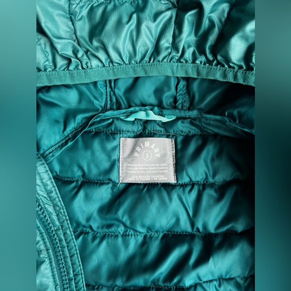 Kids 3T Lightweight Spruce Puffer Coat by PRIMARY - Picture 7 of 8